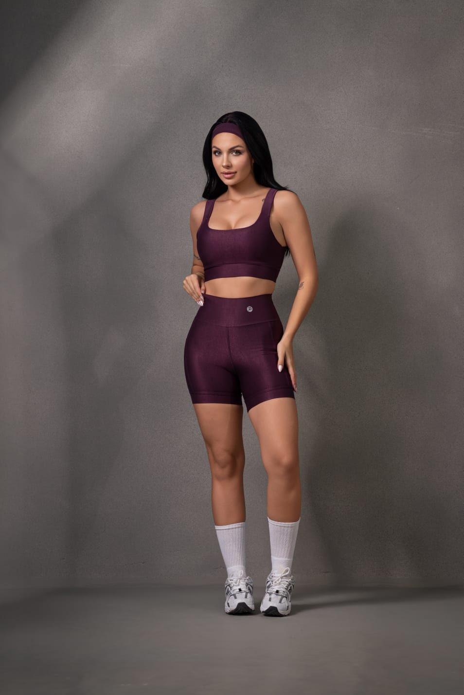 CONJUNTO SHORT AMORA CANELADO