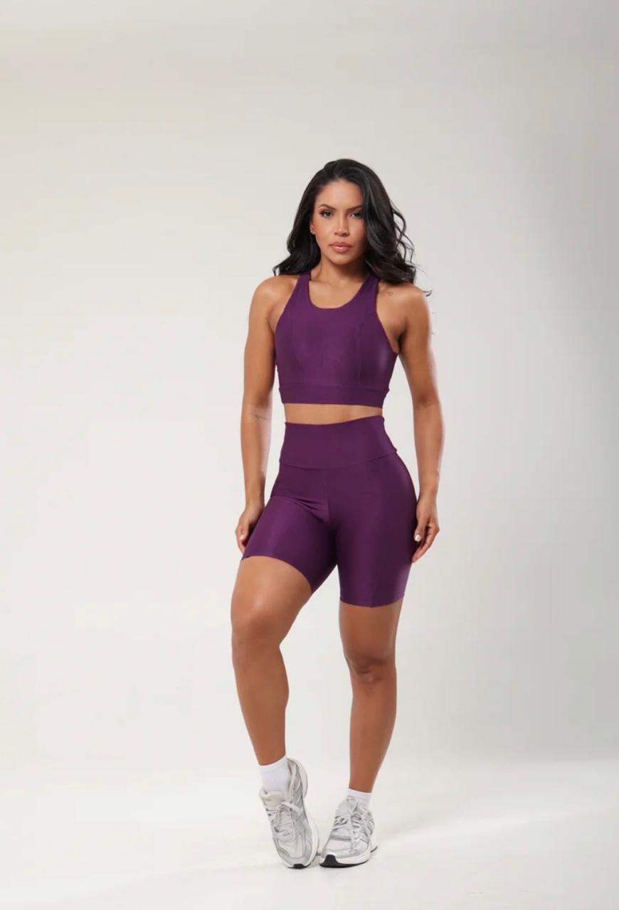 Conjunto short canelado 32